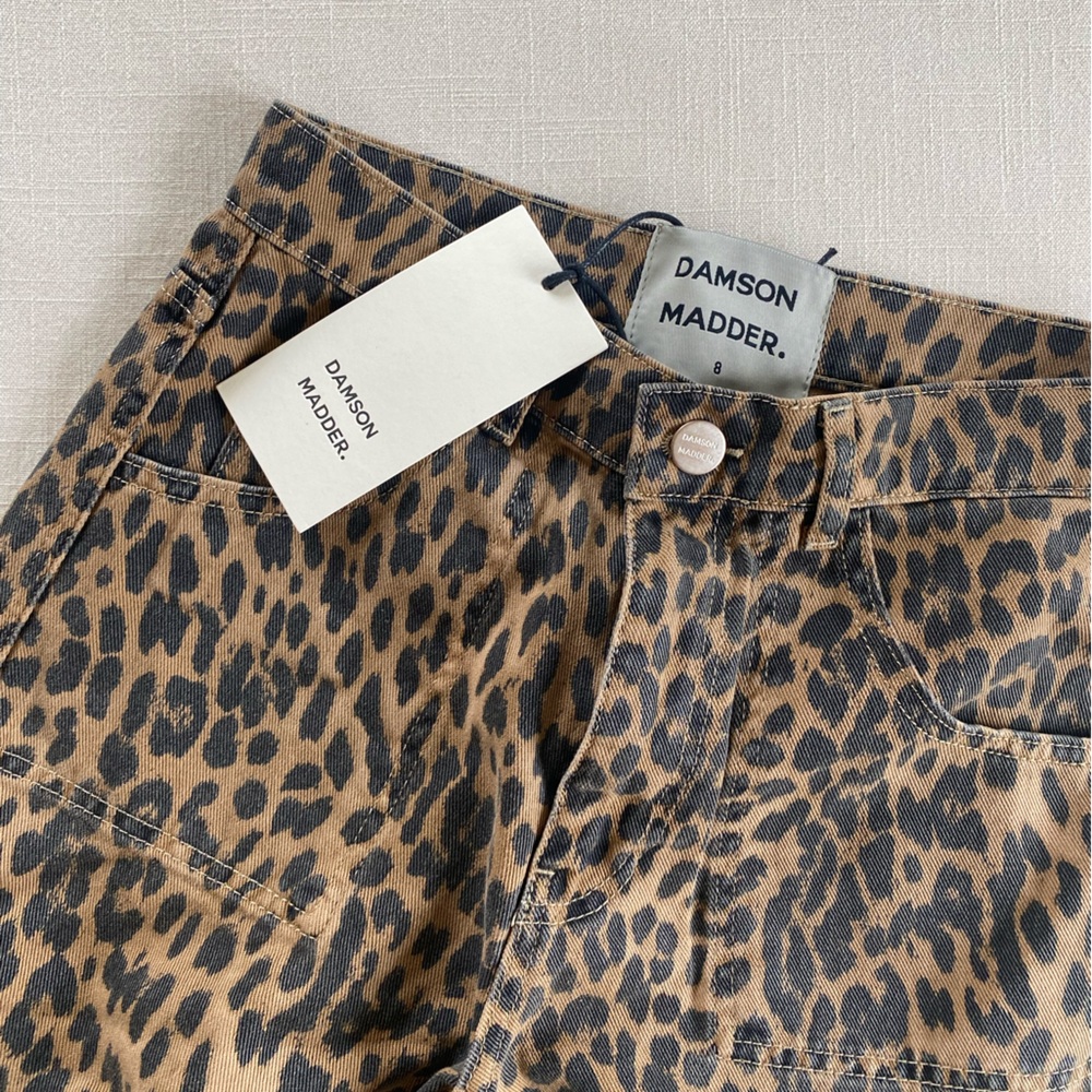 Damson Madder Leppard Cargo Pants